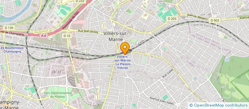 localisation de l'entreprise NEW'LISSE  VILLIERS-SUR-MARNE