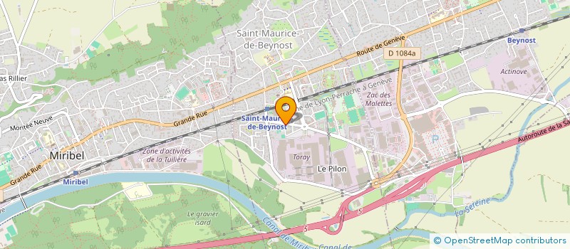 localisation de l'entreprise NEW LIVE MUSIC 6  SAINT-MAURICE-DE-BEYNOST