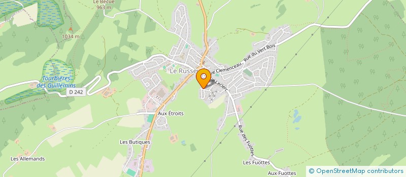 localisation de l'entreprise NEW LOC  LE RUSSEY