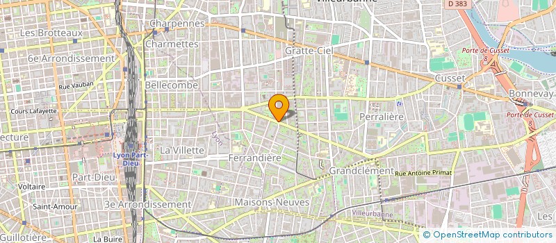 localisation de l'entreprise NEW LOOK COIFFURE  VILLEURBANNE