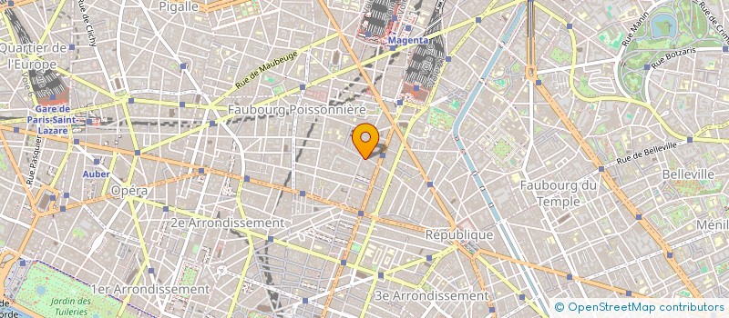 localisation de l'entreprise NEW LOOK COIFFURE  PARIS