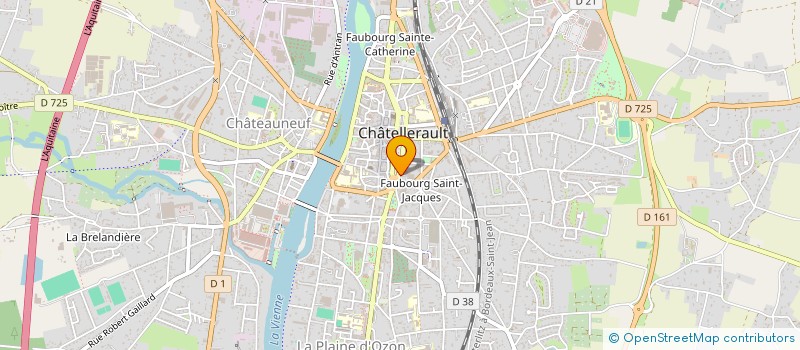 localisation de l'entreprise NEW LOOK COIFFURE  CHATELLERAULT