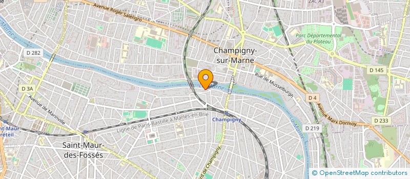 localisation de l'entreprise NEW LOOK DECOR  SAINT-MAUR-DES-FOSSES