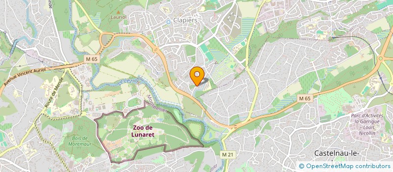 localisation de l'entreprise NEW LOOK HABITAT  CLAPIERS