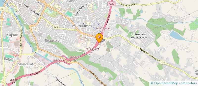 localisation de l'entreprise NEW LOUSTAU  MONTAUBAN