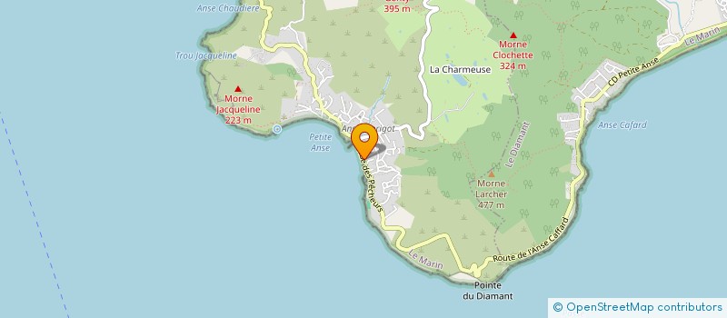 localisation de l'entreprise NEW LOVE à LES ANSES-D'ARLET