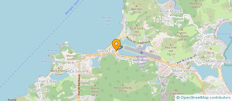 localisation de l'entreprise NEW LUCK  SAINT MARTIN