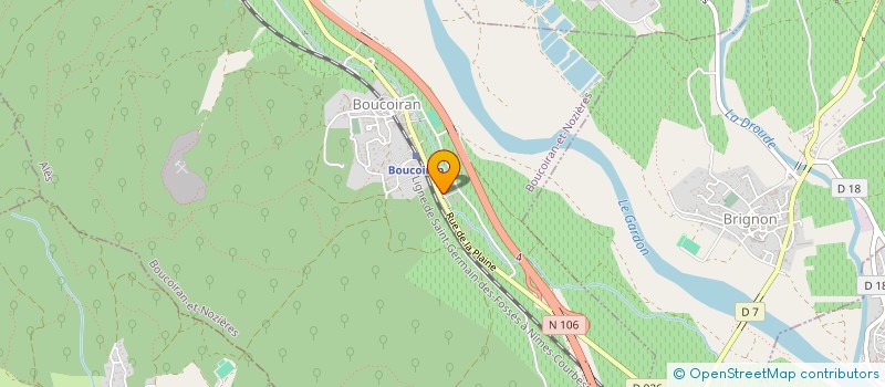 localisation de l'entreprise NEW LUXURY CAR  BOUCOIRAN-ET-NOZIERES