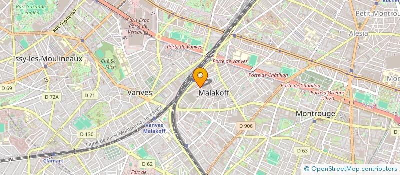 localisation de l'entreprise NEW MAIL  MALAKOFF