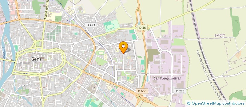 localisation de l'entreprise NEW-MAK SERVICE à SENS