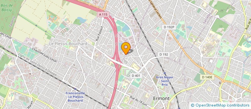 localisation de l'entreprise NEW MAT MECATRONICS à EAUBONNE