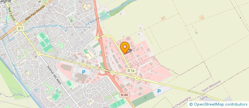 localisation de l'entreprise NEW-MAT SA à SAINT-MEMMIE