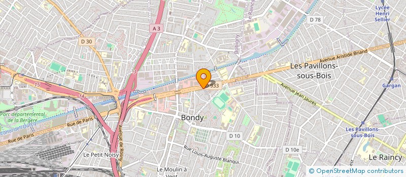 localisation de l'entreprise NEW MEUBLE à BONDY