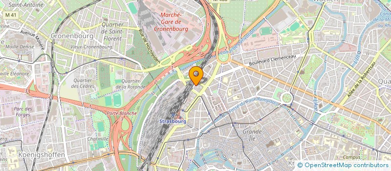 localisation de l'entreprise NEW MIL  STRASBOURG