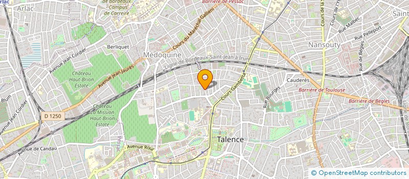 localisation de l'entreprise NEW MILLENIUM PICTURES  TALENCE