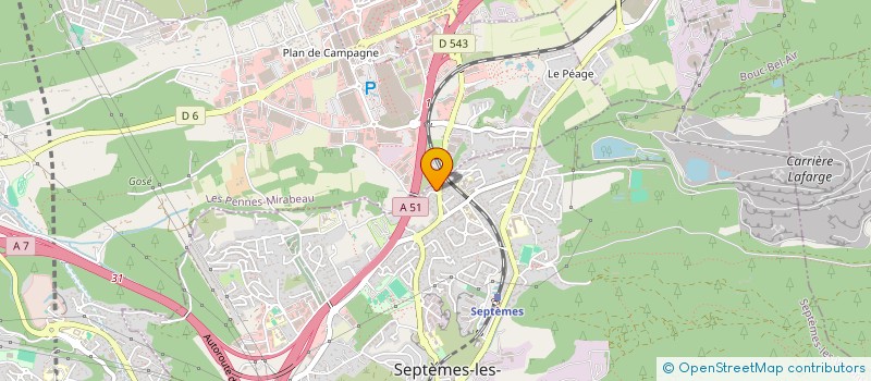localisation de l'entreprise NEW MILLENNIUM à SEPTEMES-LES-VALLONS