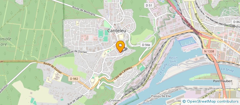 localisation de l'entreprise NEW MODE  CANTELEU