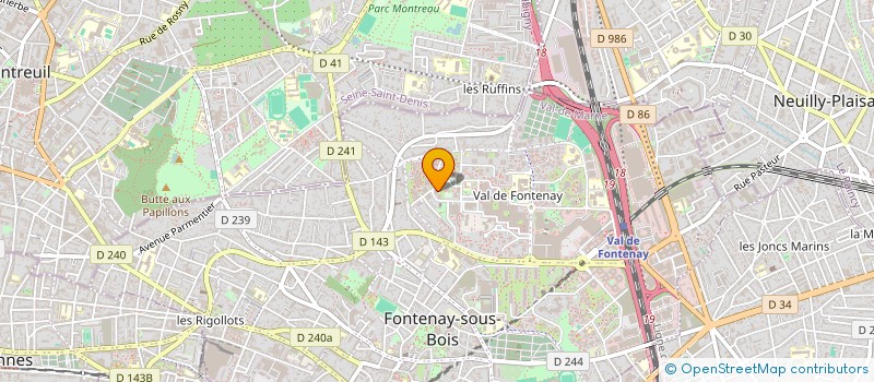 localisation de l'entreprise NEW MONDIAL SERVICES à FONTENAY-SOUS-BOIS