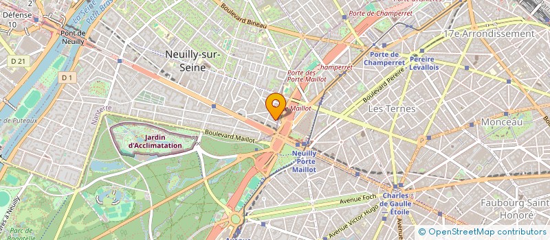 localisation de l'entreprise NEW MONTESQUIEU HOTEL à NEUILLY-SUR-SEINE