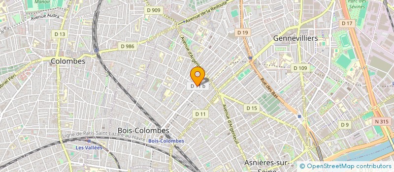 localisation de l'entreprise NEW MONTMARTRE à BOIS-COLOMBES