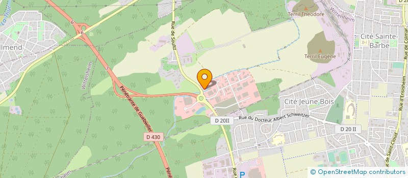 localisation de l'entreprise NEW MUSIC MAG  WITTENHEIM