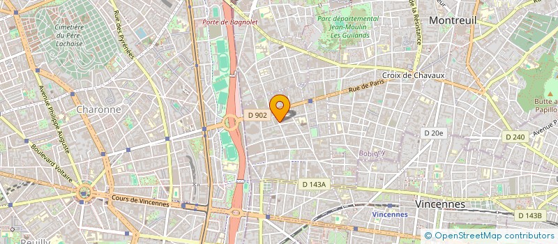 localisation de l'entreprise NEW OPUS à MONTREUIL