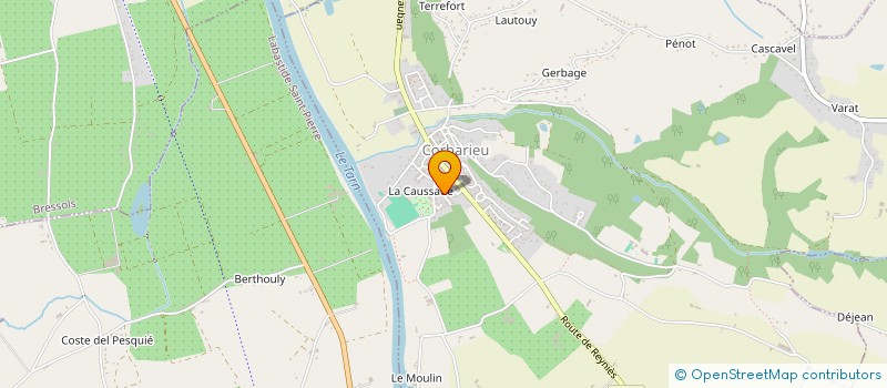 localisation de l'entreprise NEW PAGE DEVELOPPEMENT  CORBARIEU