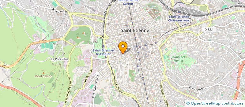 localisation de l'entreprise NEW PARADISE  SAINT-ETIENNE