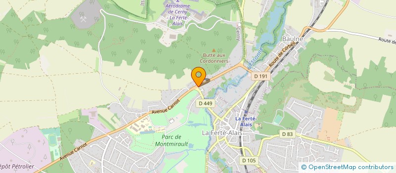 localisation de l'entreprise NEW PEP'S  CERNY