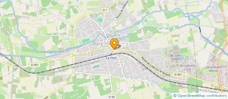 localisation de l'entreprise NEW PHARO CATALANS  LE THOR