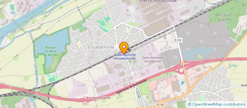 localisation de l'entreprise NEW PICTURES VIDEO  AUBERGENVILLE