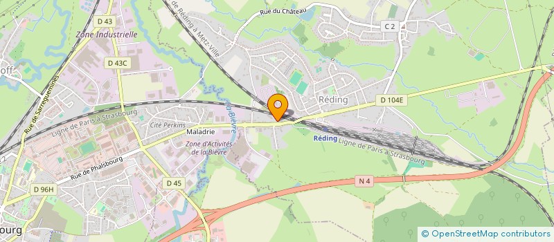 localisation de l'entreprise NEW PLAYER'S SARL  REDING