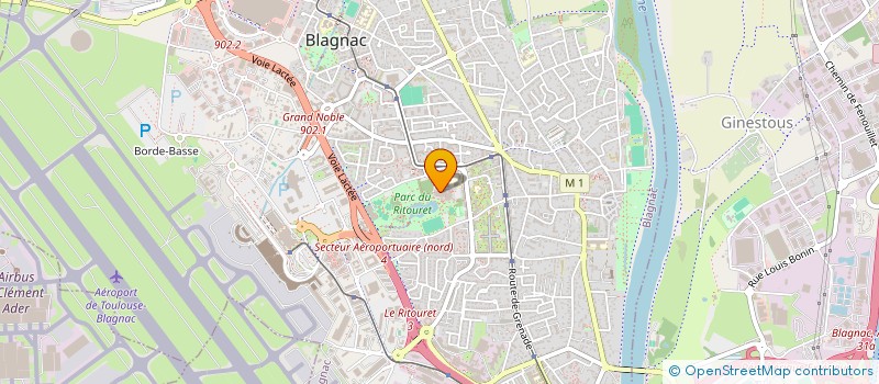 localisation de l'entreprise NEW POLYGONE à BLAGNAC