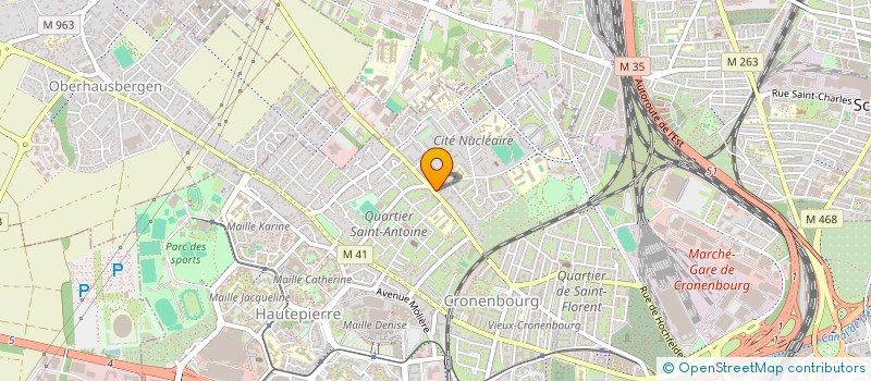 localisation de l'entreprise NEW PORTOFINO à STRASBOURG