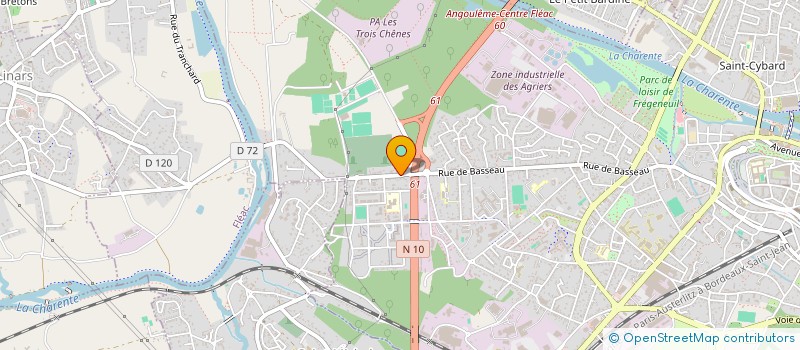 localisation de l'entreprise NEW PRESSING à ANGOULEME
