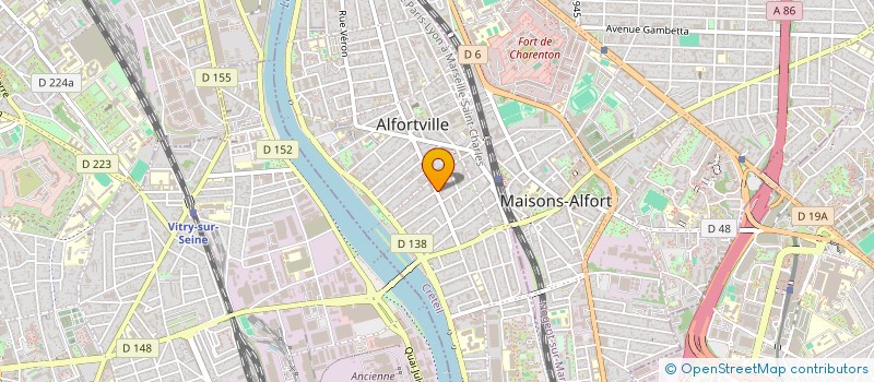 localisation de l'entreprise NEW PRESSING à ALFORTVILLE