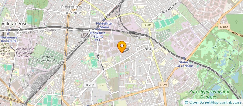 localisation de l'entreprise NEW PRESTIGE TRANSPORTS à STAINS