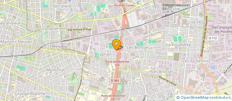 localisation de l'entreprise NEW PRODUCT  VILLEURBANNE