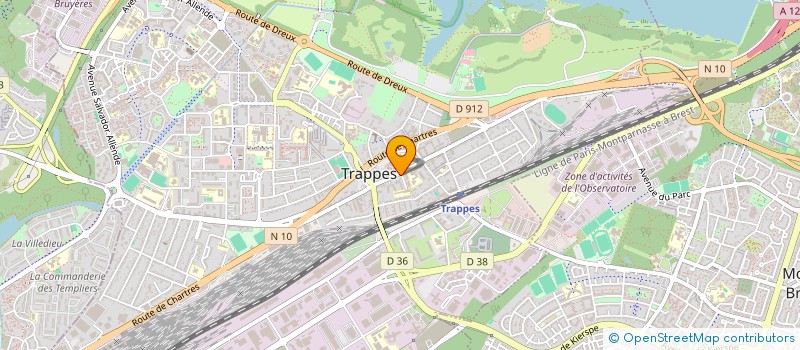 localisation de l'entreprise NEW PROJECT  TRAPPES