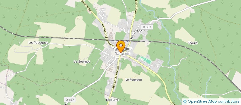 localisation de l'entreprise NEW PROJET'S  YGOS-SAINT-SATURNIN