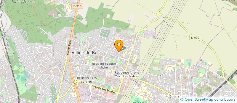 localisation de l'entreprise NEW R PRODUCTION  VILLIERS-LE-BEL