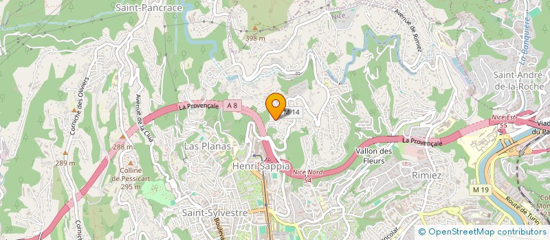 localisation de l'entreprise NEW RDS  NICE