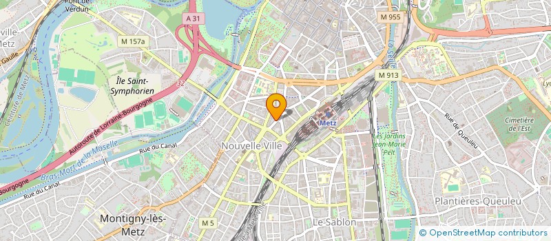 localisation de l'entreprise NEW RE'BELLE  METZ