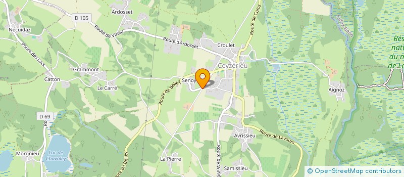 localisation de l'entreprise NEW-REACH à CEYZERIEU