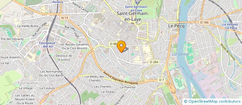 localisation de l'entreprise NEW REAL TFCC  SAINT-GERMAIN-EN-LAYE