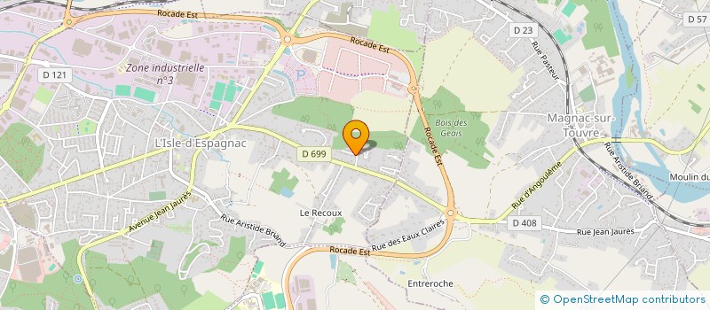 localisation de l'entreprise NEW RENOV ELEC à L'ISLE-D'ESPAGNAC