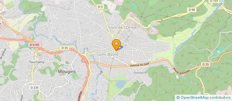 localisation de l'entreprise NEW RIDER à MOUGINS