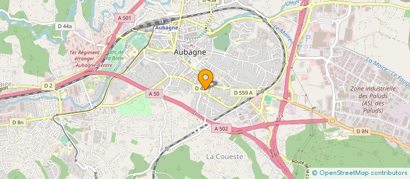 localisation de l'entreprise NEW RISE à AUBAGNE
