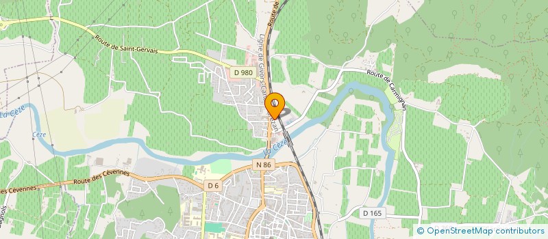 localisation de l'entreprise NEW ROCK IMMOBILIER  BAGNOLS-SUR-CEZE