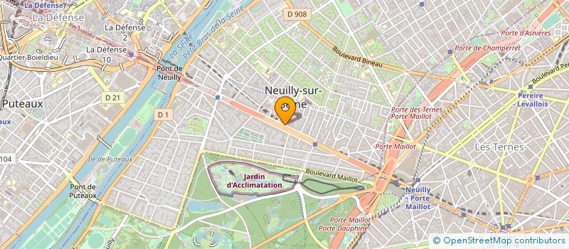 localisation de l'entreprise NEW S.L.O.M.E. à NEUILLY-SUR-SEINE